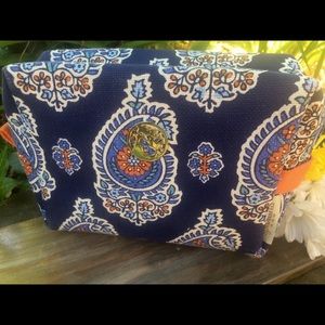 SPARTINA 449 Canvas Makeup/Toiletry Case NTNC